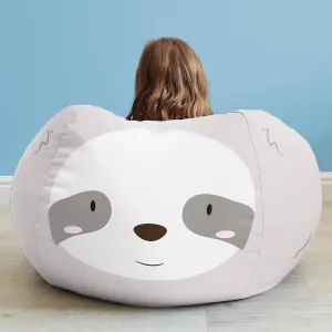 rucomfy Printed Indoor Sloth Animal Children's Medium Beanbag