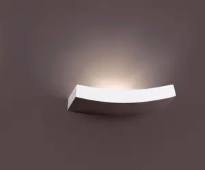 Luminosa Eaco 1 Light Indoor Wall Light White Plaster