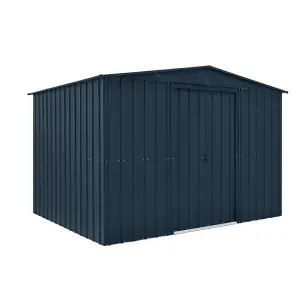 10 x 7 Premier Apex Metal Garden Shed - Anthracite Grey (10ft x 7ft / 10' x 7' / 3.1m x 2.2m)