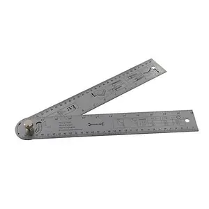 600mm Easy Angle Protractor Rule Metric & Imperial Tightening Screw