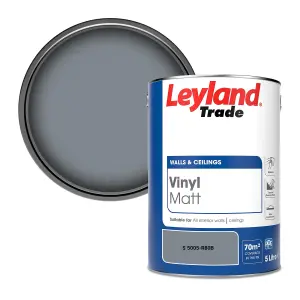 Leyland Trade Vinyl Matt Walls & Ceilings Emulsion Paint (S 5005-R80B) 5L