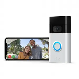 Ring (2nd Gen) Satin nickel Wireless Video doorbell