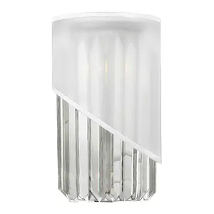 Elstead Gigi 1 Light Indoor Wall Light Polished Nickel, E14