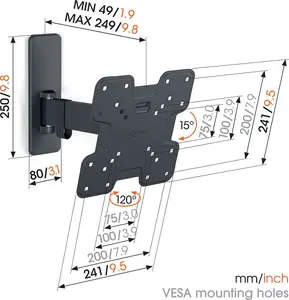 TVM 1225 Full-Motion TV Wall Mount