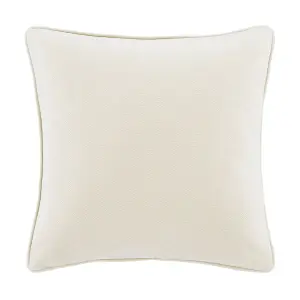 Catherine Lansfield Wilson Velvet 45x45cm Cushion Natural