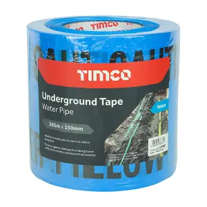 Timco - Underground Tape - Water Pipe (Size 365m x 150mm - 1 Each)