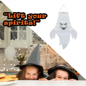 Hanging Ghost Decoration Halloween Party, Trick or Treat  Fangs