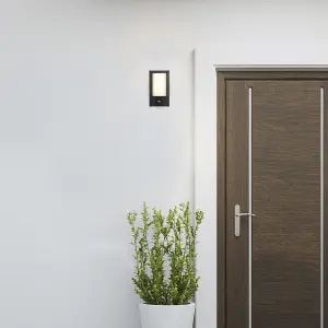 Lighting Collection Goole Redor - Led Outdoor Wall Light With Sensor