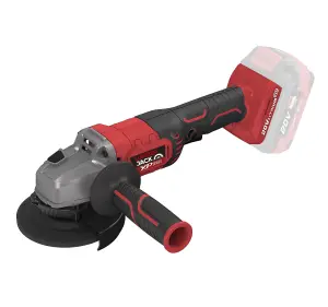 Lumberjack Cordless 20V Angle Grinder 115mm M14 Thread Overload Protection Red (BARE UNIT)