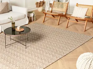 Jute Area Rug 200 x 300 cm Beige ATIMA