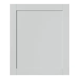 GoodHome Ashmead Matt dove grey Shaker Highline Cabinet door (W)600mm (H)715mm (T)16mm