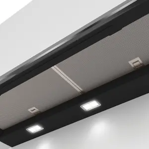 Bosch Series 6 DBB97AM60B Metal & plastic Integrated Cooker hood (W)89.7cm - Black