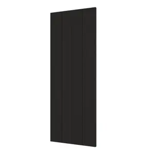 GoodHome Verbena Matt charcoal shaker Standard End panel (H)960mm (W)360mm