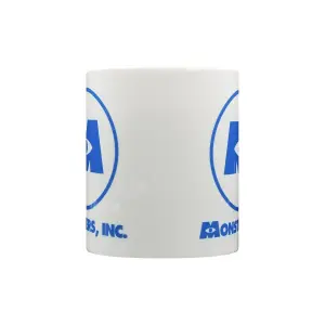 Monsters Inc Logo Mug White/Blue (One Size)