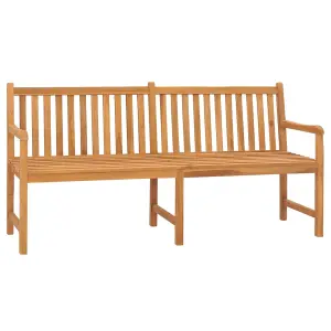 Berkfield Garden Bench 180 cm Solid Teak Wood