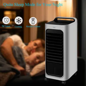 Evaporative Air Cooler Fan 3 in 1 Portable Mobile Air Conditioner Humidifier 5L