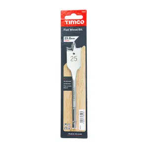 Timco - Flat Wood Bit (Size 25.0 x 152 - 1 Each)