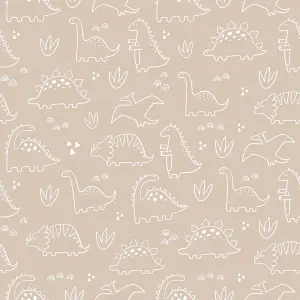 Dinky Dinos Wallpaper In Neutral