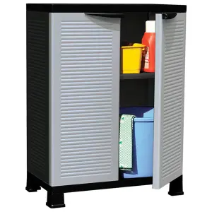 Berkfield Plastic Cabinet 68x39x92 cm