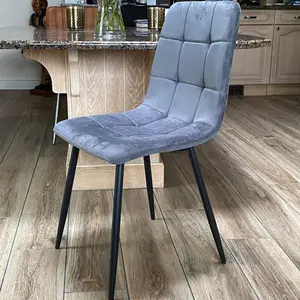 Eyre Upholstered Dining Chair Grey