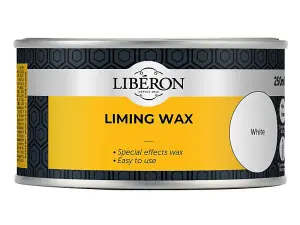 Liberon Liming Wax 250ml for Stunning Limed Finish on Wood