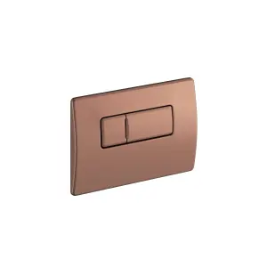 In Wall Dual Flush Cistern for Back to Wall Toilet Pans with Bronze Flush Plate