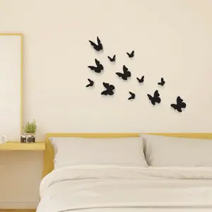 3D Butterflies Black Stock Clearance Wall Decor Art