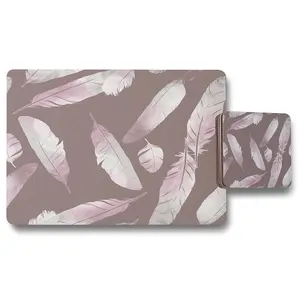 Imprints bird feathers (Placemat & Coaster Set) / Default Title