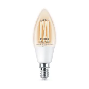 Philips WiZ SES 40W LED Cool white & warm white C35 Dimmable Light bulb