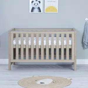 Luno Cot Bed Oak / No