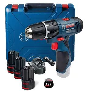 Bosch GSB 120-LI 12v Combi Hammer Drill 2 Speed GSB120-LI - 3 x 2ah Batteries