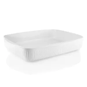 Porcelain China Rectangular Casserole