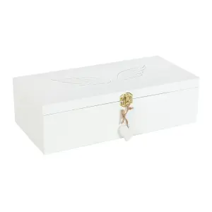 Something Different Memory Angel Wings Decorative Box White (One Size)