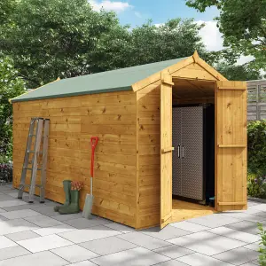 BillyOh Master Tongue and Groove Apex Wooden Shed - 12x6 - Windowless