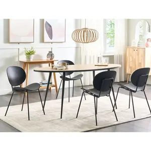 Lakra Dining Chair (Set of 2) Black