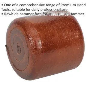 Replacement Rawhide Hammer Face for ys03573 1.5lb Copper / Rawhide Hammer