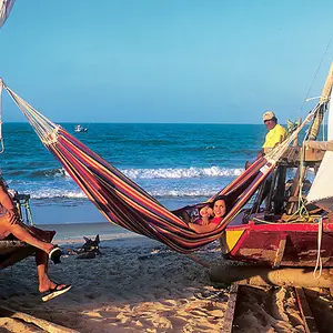 Paradiso Family Sized Garden Hammock - Tropical