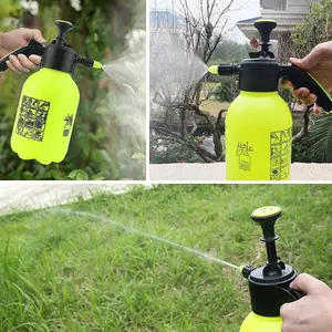 MantraRaj 2L Portable Pressure Spray Bottle With Adjustable Nozzle Garden Water Sprayer for Water Garden, Chemicals, Weed Killer