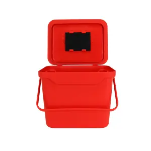 Easy Eco - 5L Compost Caddy - Red