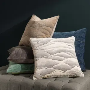 Paoletti Stratus Jacquard Feather Rich Cushion