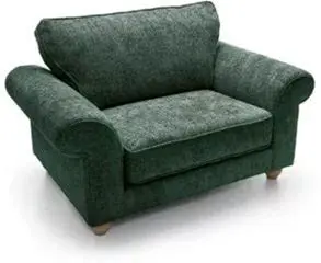 Ingrid Collection Cuddle Chair In Jungle Green