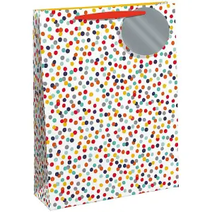 Eurowrap Dotted Perfume Bag (Pack of 6) White/Multicoloured (One Size)