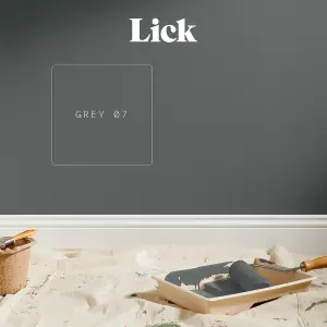 Lick Grey 07 Matt Emulsion paint, 2.5L