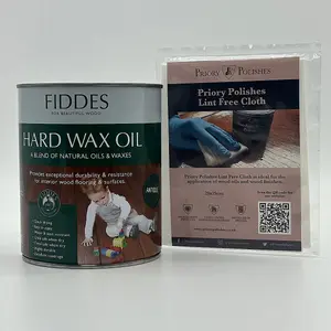 Fiddes Hard Wax Oil, Antique 1L + Free Priory Free Cloth