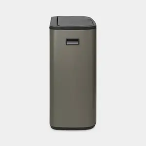 Brabantia Bo 30 Litre + 30 Litre Touch Bin with Two Inner Buckets Platinum / 60