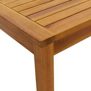 Berkfield Garden Table 110x55x67 cm Solid Wood Acacia