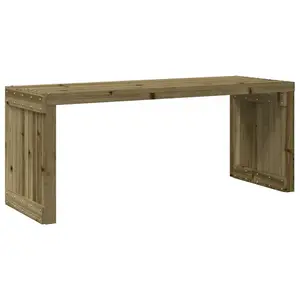 Berkfield Garden Bench Extendable 212.5x40.5x45 cm Impregnated Wood Pine