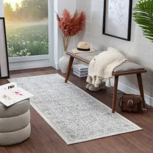 MARGAUX Oriental Vintage Runner Rug 80 x 220 cm