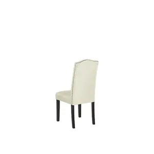 Lynnville Upholstered Dining Chair (Set of 2) Cream