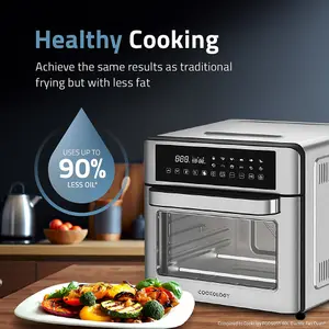 Cookology 25L Air Fryer Oven with Touch Controls - CAF250DI Stainless Steel